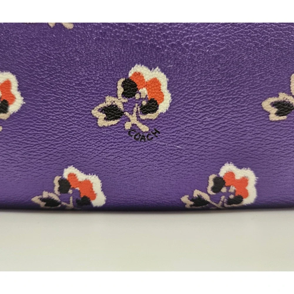 NWT Coach Mini Bennett Satchel Bramble Rose Print with Removable Strap One Flaw!